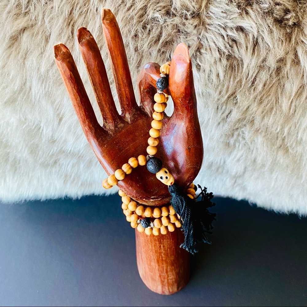 ☀️ MALA BEADS | Aromatherapy | Skull | Bracelet